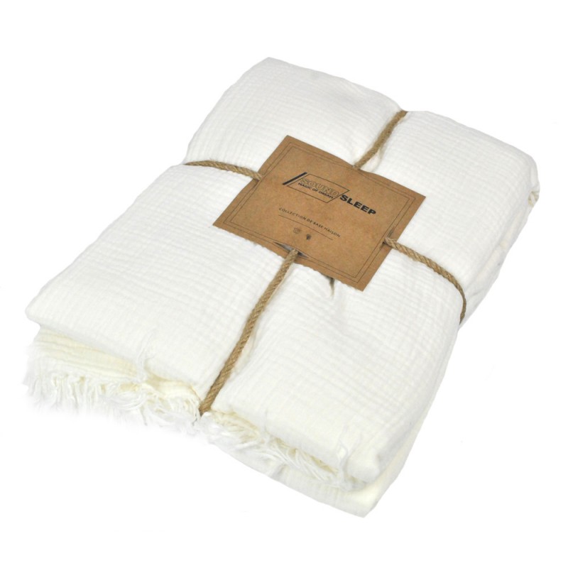 

Покрывало хлопковое SoundSleep Muslin white 200х260 см