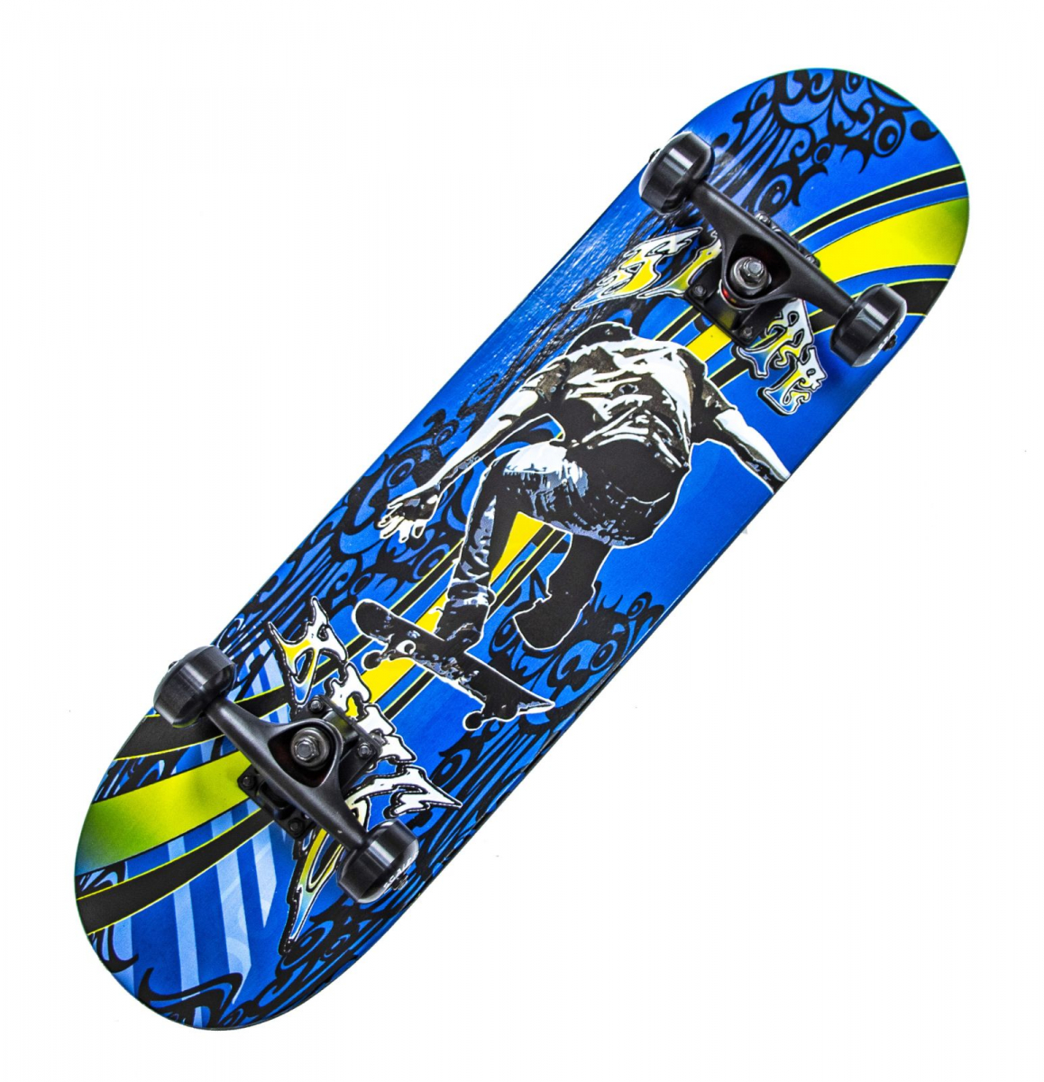 

Скейтборд Scale Sports деревянный с рисунком 31", DISPLEY KING