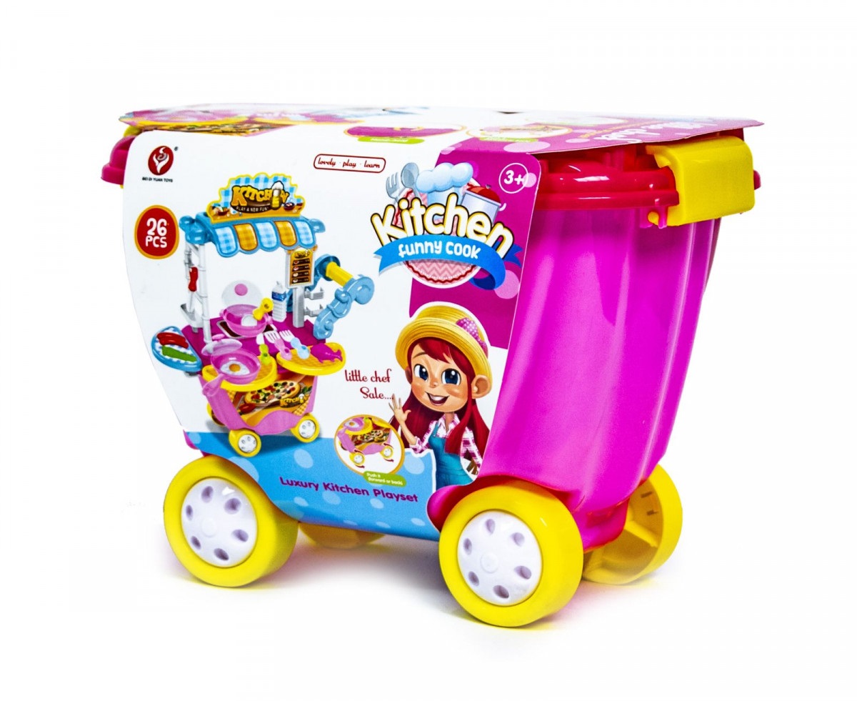 

Детский игровой набор тележка-кухня 6798670 (922-92)