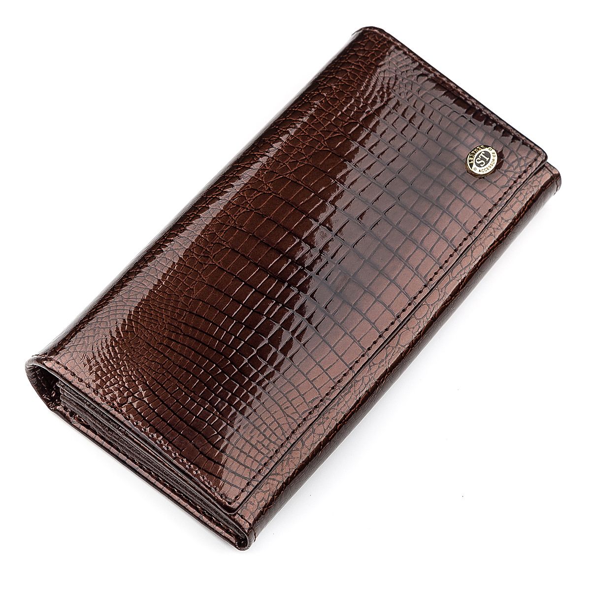 

Кошелек женский ST Leather кожаный Коричневый, Коричневый STLthr18391