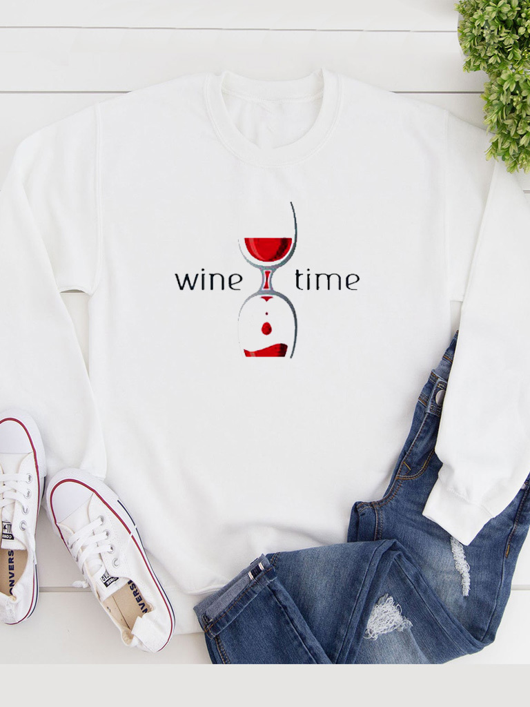 

Свитшот Katarina Ivanenko Wine time KIP00093 XS Белый