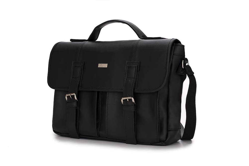 

Городская мужская сумка черная Solier SlrS14Black