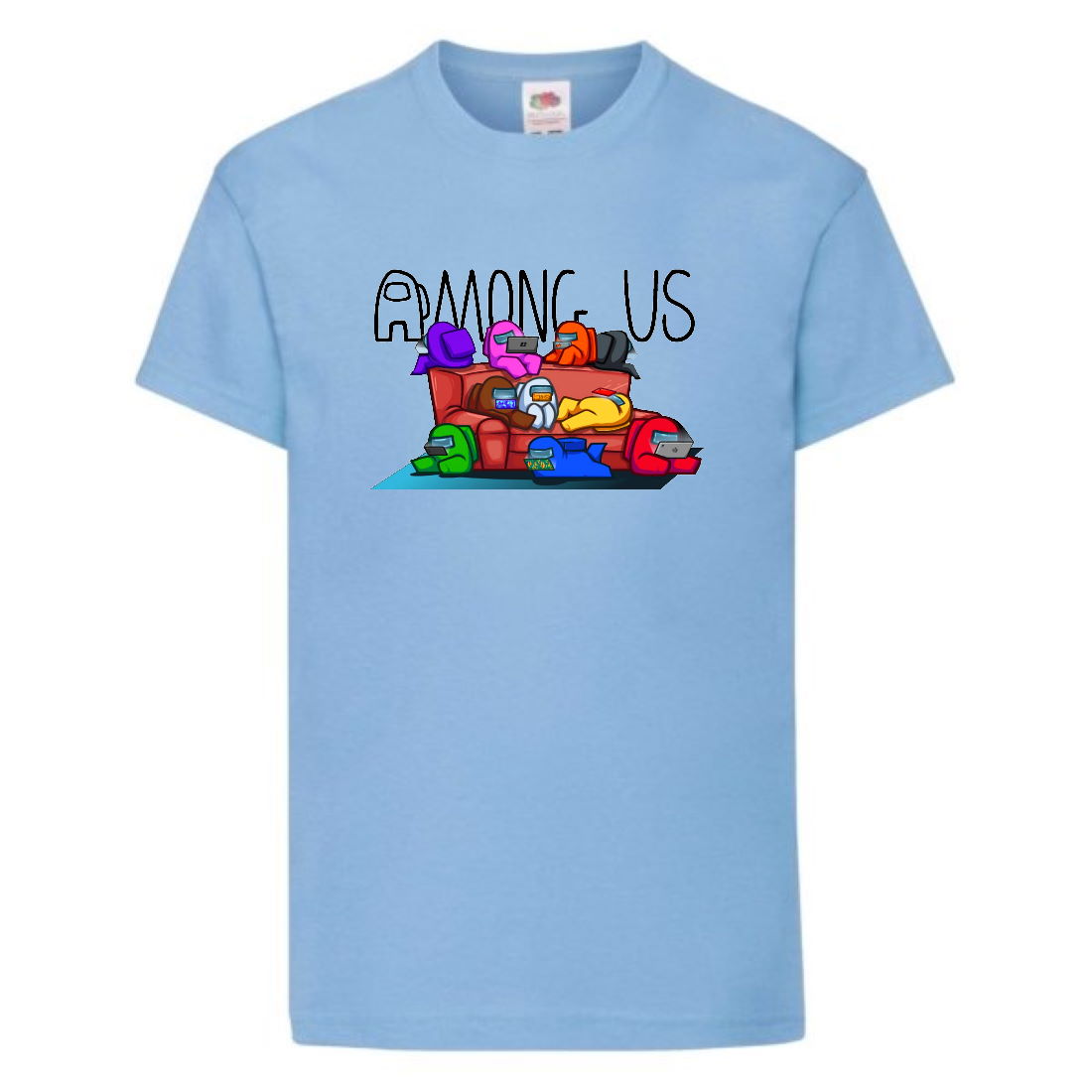 

Футболка детская Амонг АС 09 (Among US) голубая (AMG lbl 09) 152 см