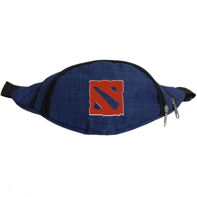 

Сумка Бананка Дота 2 002 DOTA 2 на пояс Cappuccino DOT 002 blue синий