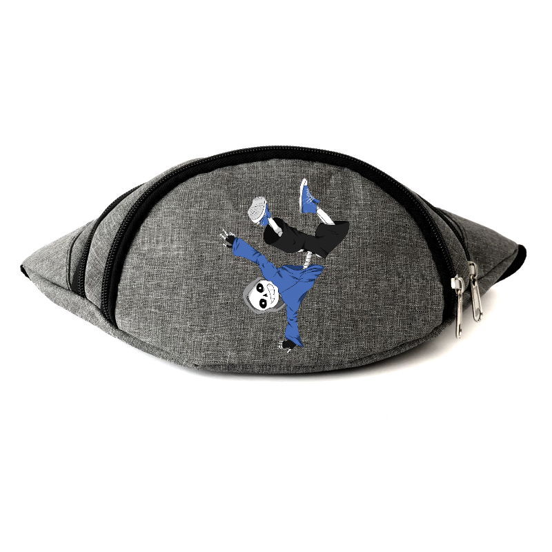 

Сумка Бананка Андертейл Undertale на пояс Cappuccino 005 grey серый