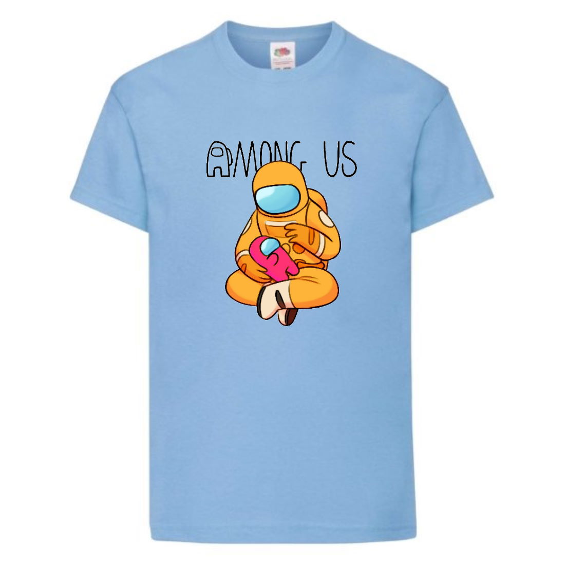 

Футболка детская Амонг АС 05 (Among US) голубая (AMG lbl 05) 164 см
