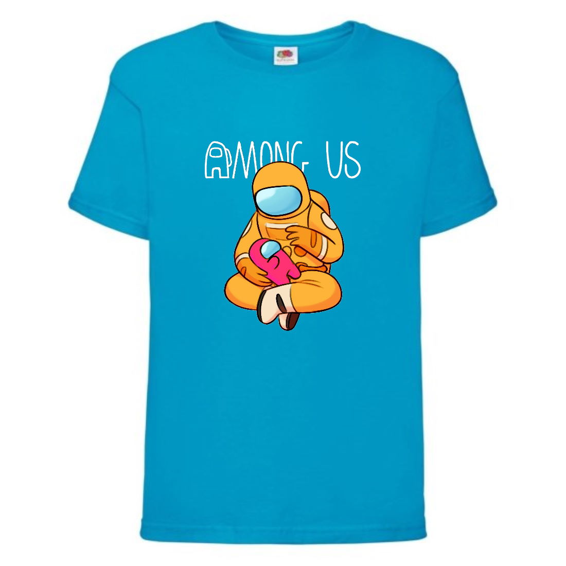 

Футболка детская Амонг АС 05 (Among US) синяя (AMG blu 05) 128 см