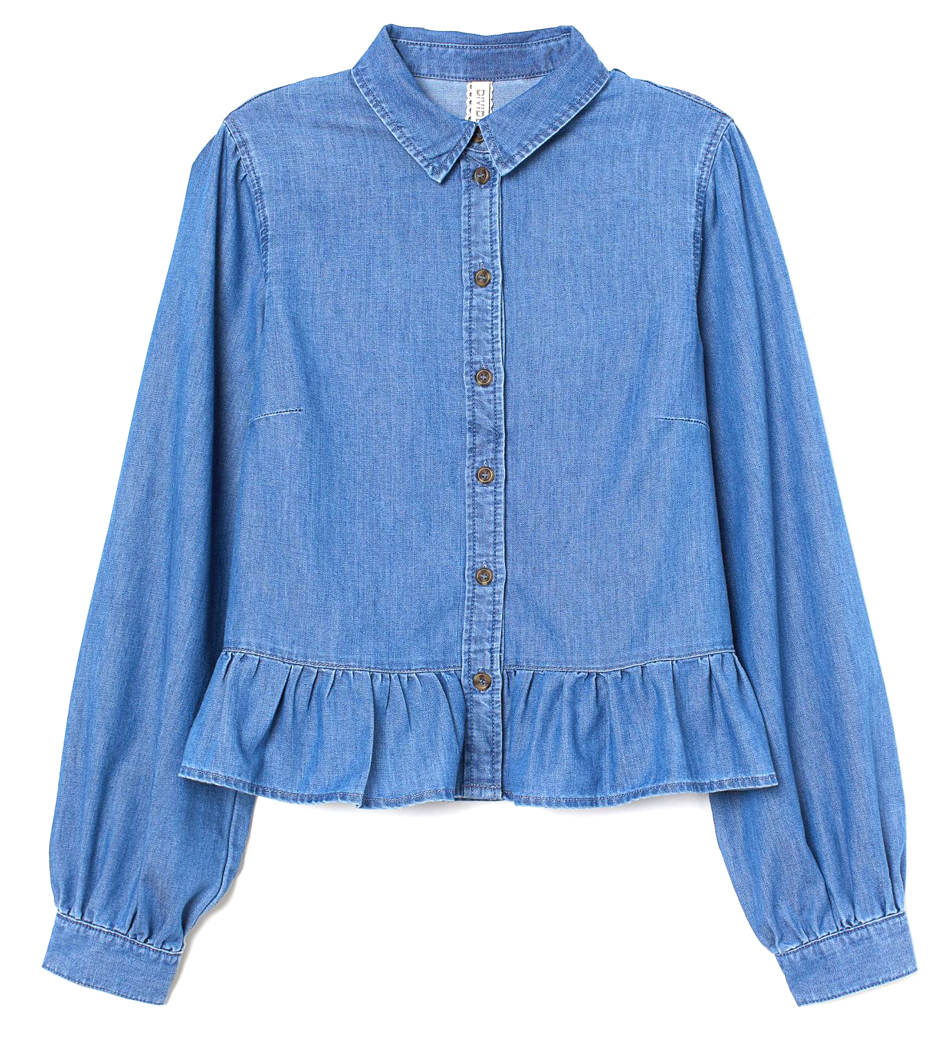 

Рубашка джинсовая H&M Divided 082800-1 40 Голубая