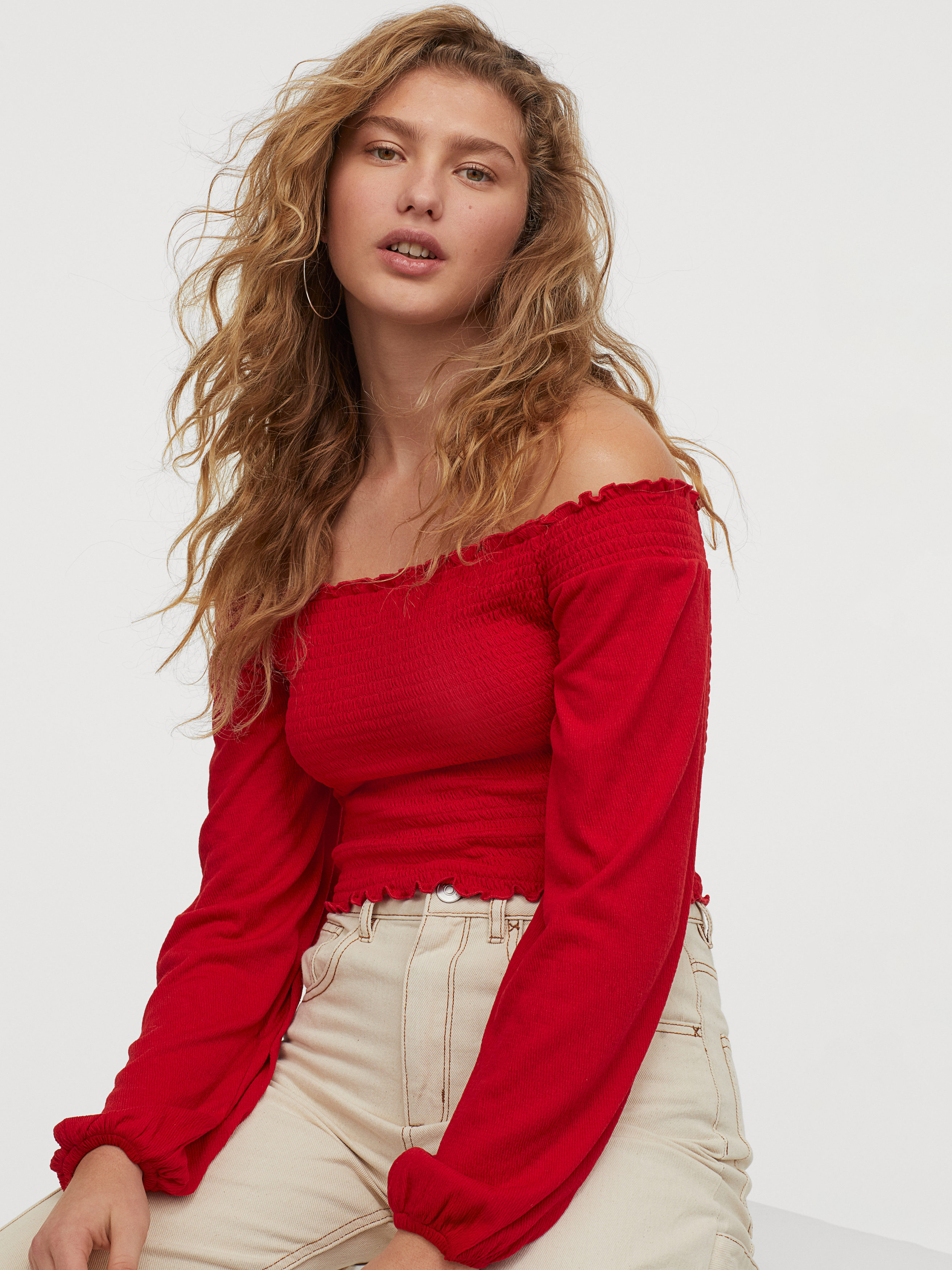 

Топ H&M Divided 0852219-1 M Красный