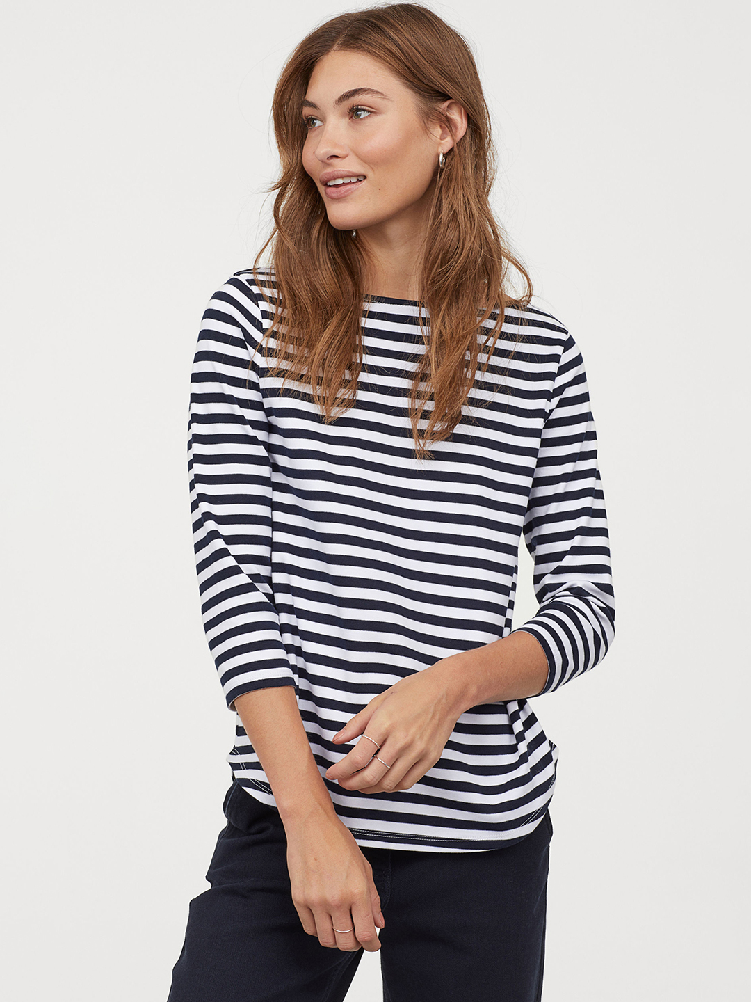 

Лонгслив H&M L.O.G.G.0737040-0 XS Темно-синий