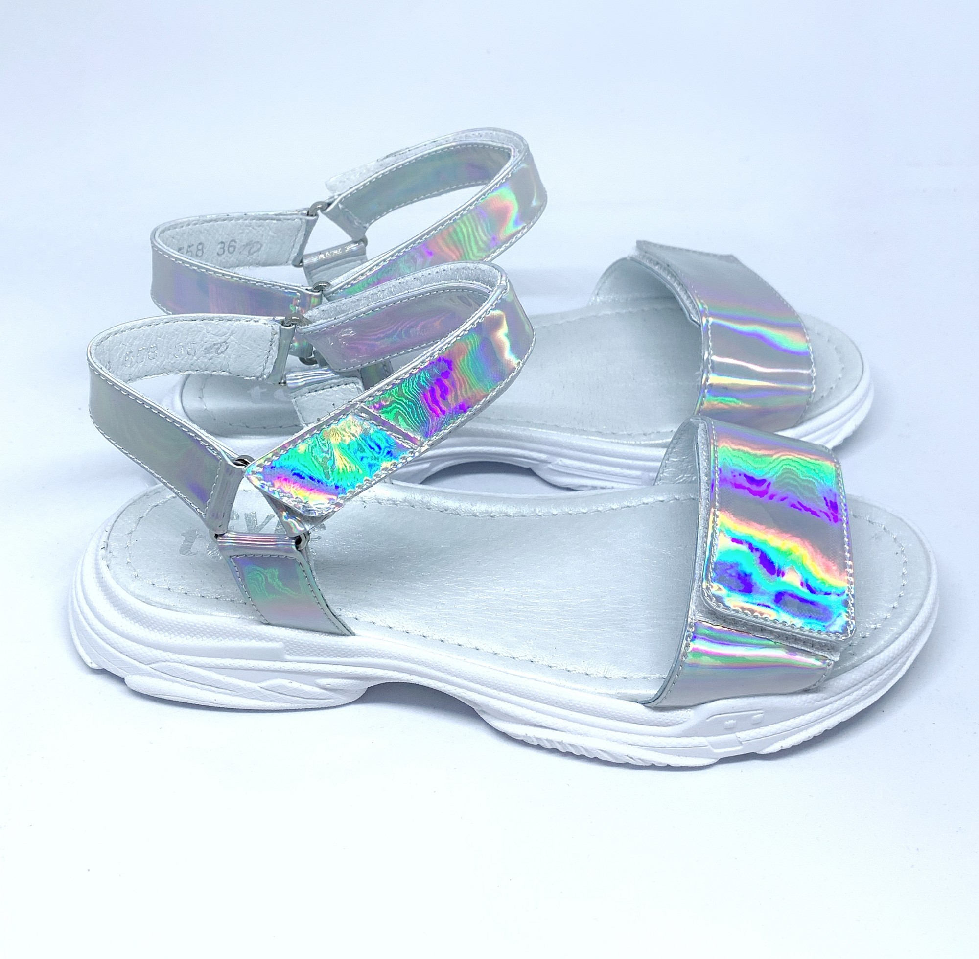 

Босоножки EVIE shoes Lucy 34 Серебристые (186-8K 34)