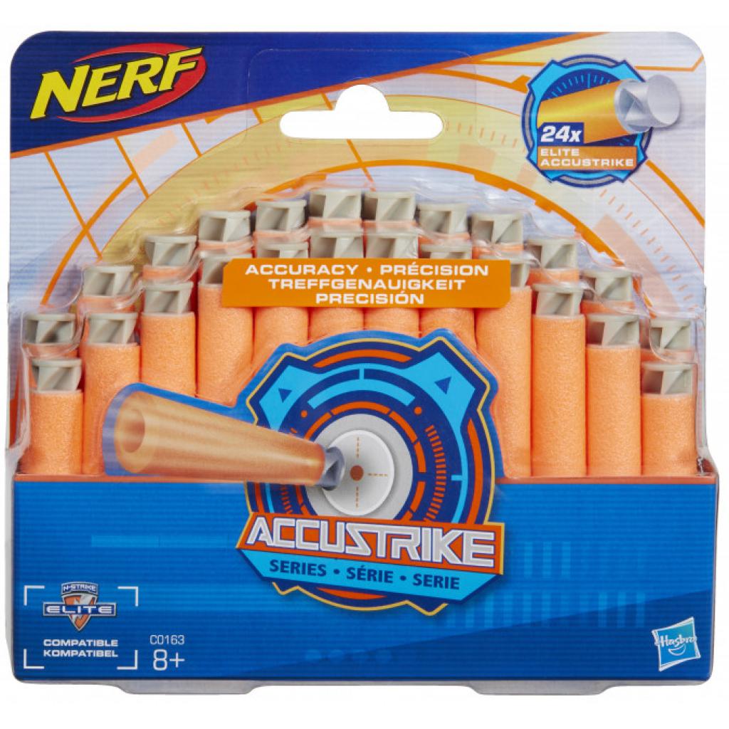 

Игрушечное оружие Hasbro Nerf Набор патронов Аккустрайк, 24 стрелы (C0163)