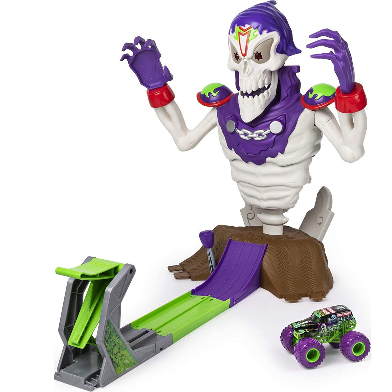 

Большой игровой набор Трек со звуками и огнями и Монстер трак Monster Jam
