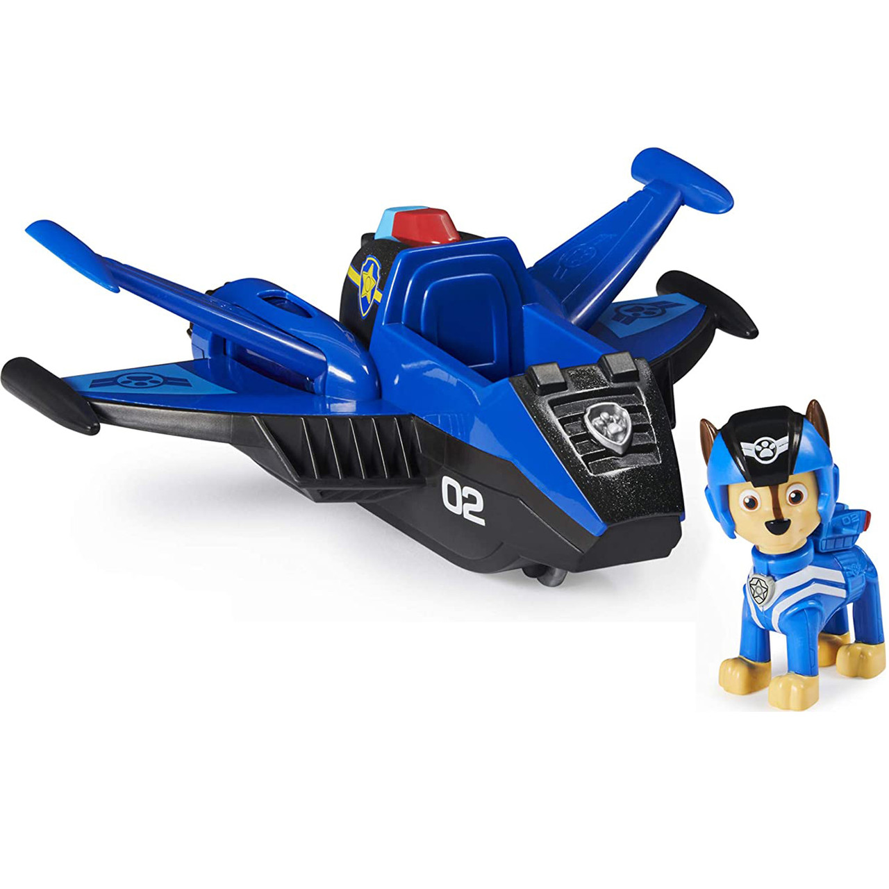 

Щенячий патруль Гонщик и реактивный Самолет Чейза со светом и звуком Paw Patrol Chase’s
