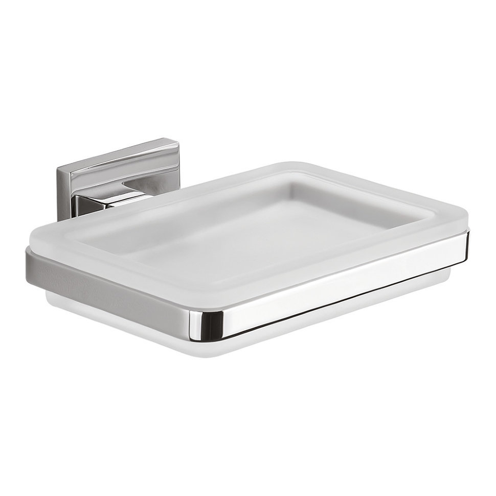 

Colombo B3701 Basic Q Мыльница стекло/хром