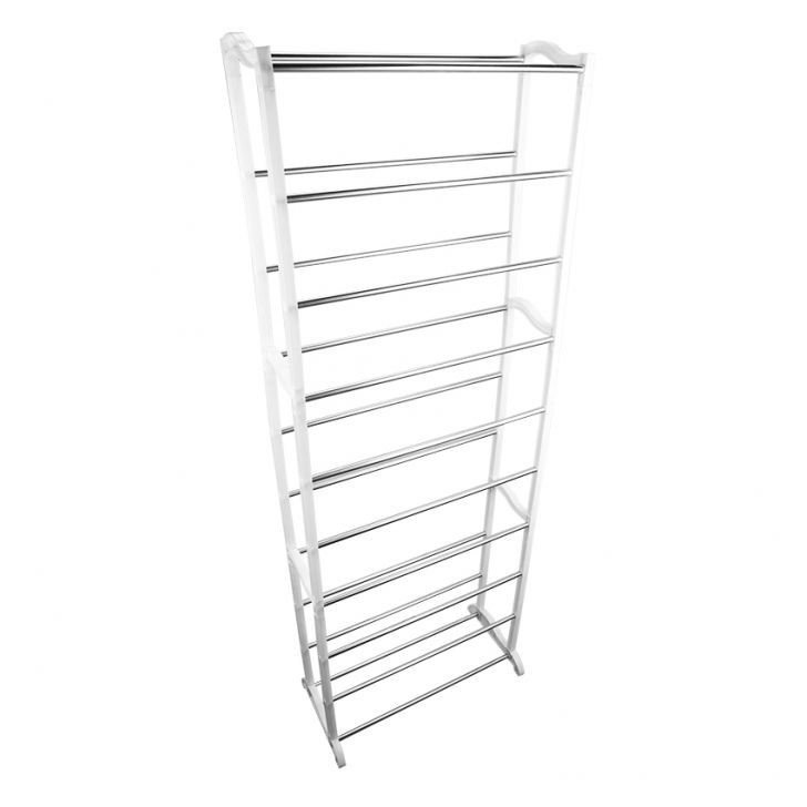 

Обувная полка на 30 пар Amazing Shoe Rack White Органайзер для Обуви