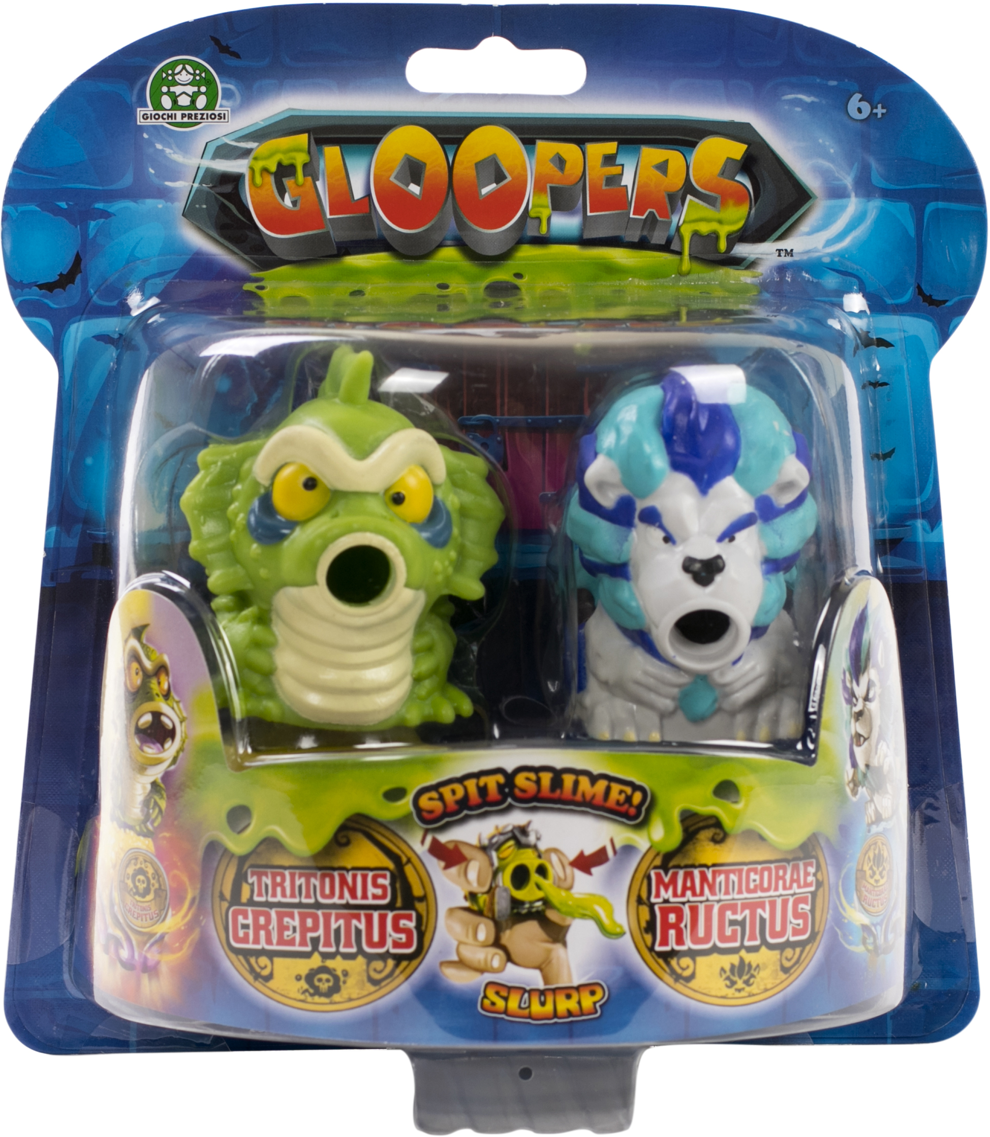 

Игровой набор со слизью Gloopers Слизевой монстрик (Tritonis Crepitus + Manticorae Ructus) (GLR02000)