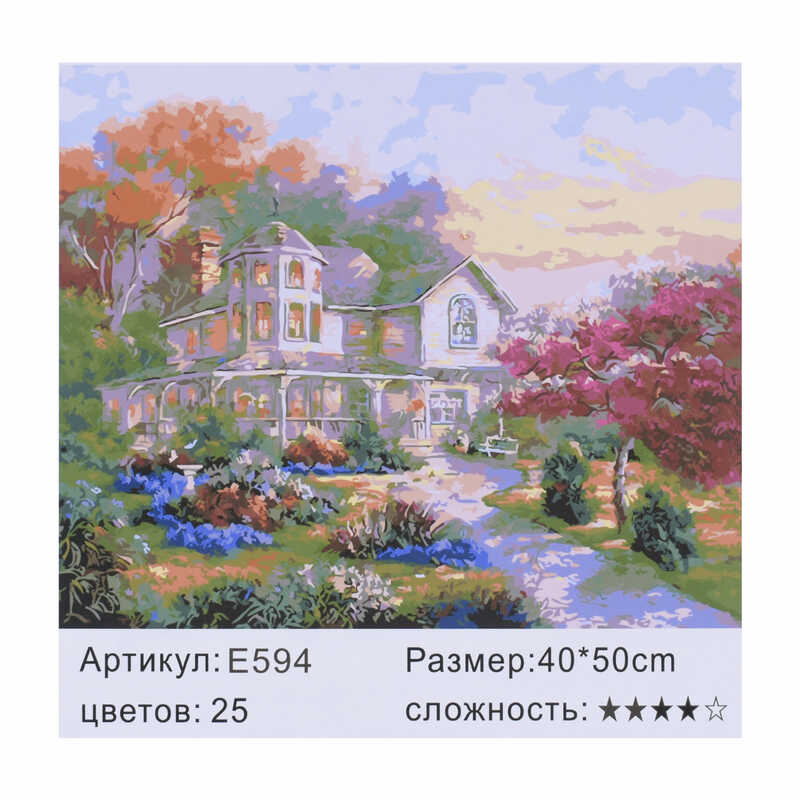

Картина по номерам Картина по номерам в коробке 40х50см E594