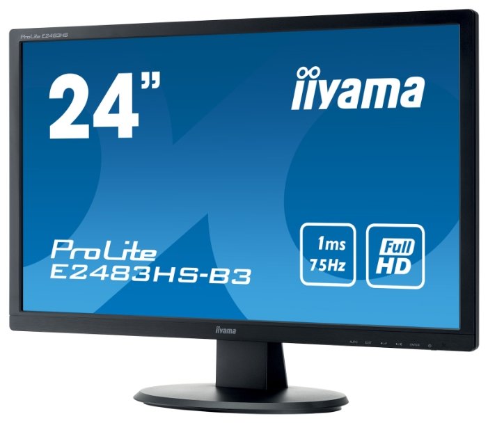 

Монитор iiyama 24" ProLite E2483HS-B3