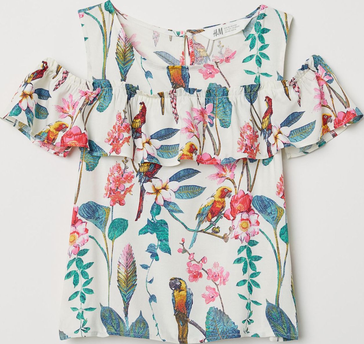 

Блузка H&M 1702-6519728 170 см Белая