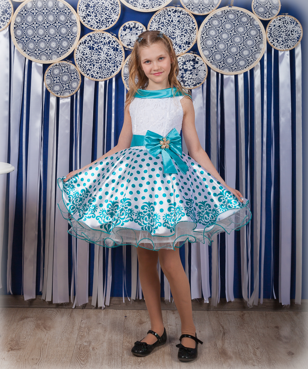 

Детское платье I.V.A.moda Стиляги 30 бирюзовый iva-489