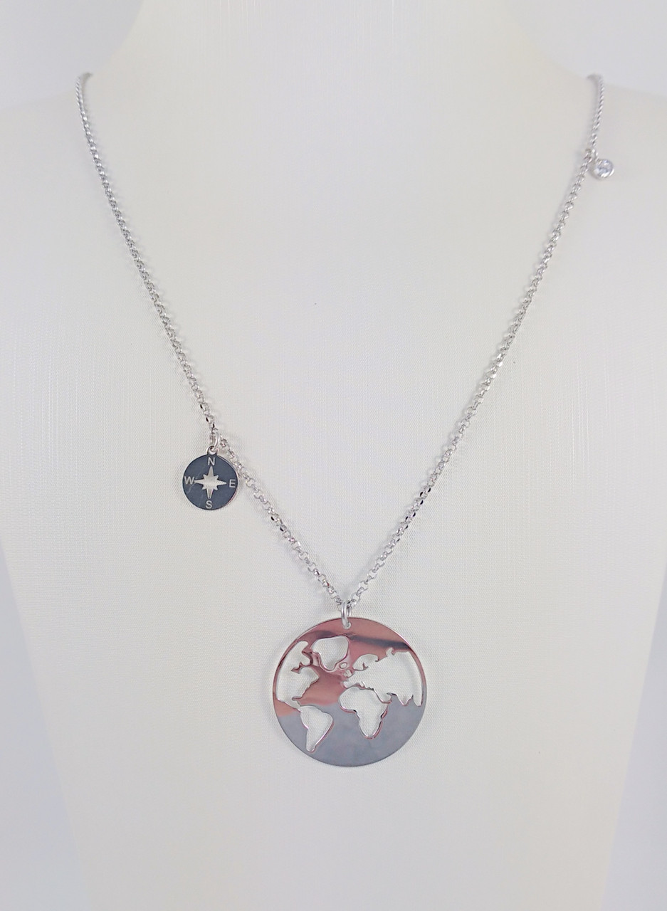 

Колье серебряное CLT9802-б