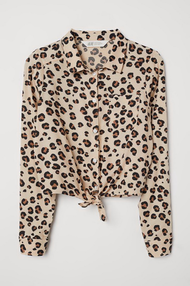 

Блуза H&M 0694547 9 158 см Бежевая
