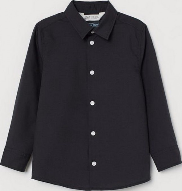 

Рубашка H&M 0632223 0 92 см Черная (2000001742648)