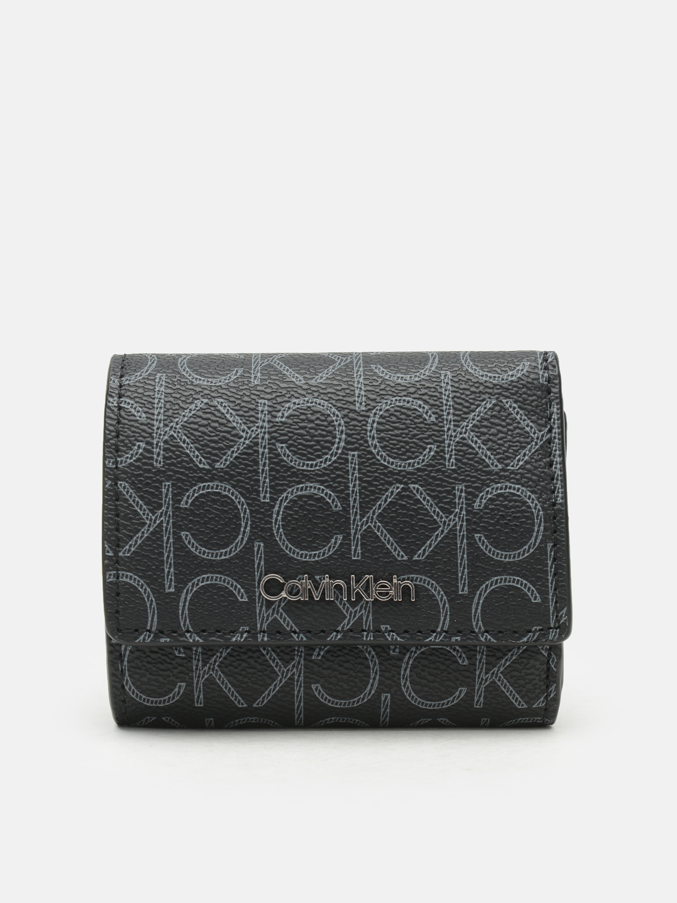 

Женские кошелек Calvin Klein Jeans Trifold Xs Monogram K60K607973-0GJ Black Mono