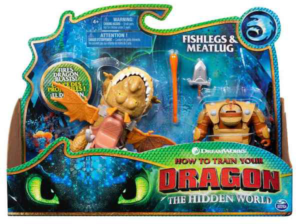 

Игровой набор Spin Master Dragons Как приручить дракона - 3 набор из дракона Сардельки и виккинга Рыбьенога (SM66621/7342) (778988167342)