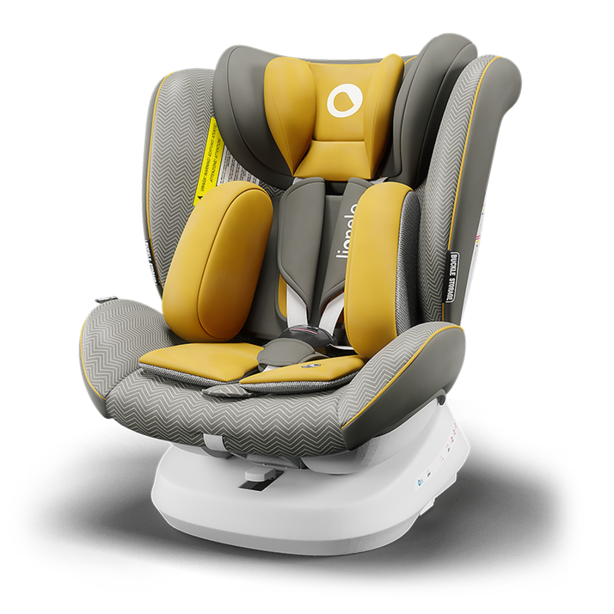 

Автокрісло LIONELO BASTIAAN ONE yellow mustard 0-36kg Isofix
