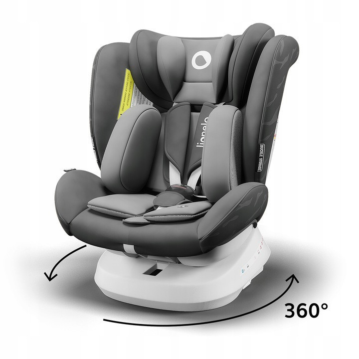 

Автокрісло LIONELO BASTIAAN ONE grey graphite 0-36kg Isofix