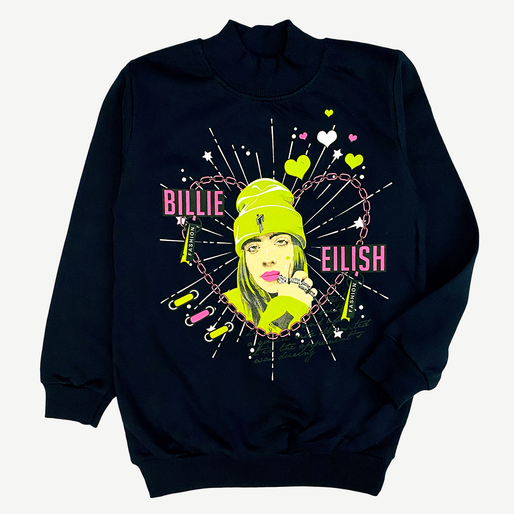 

Гольф Fasforlu підлітковий Billie Eilish 140см темно-синий 0000924-o2