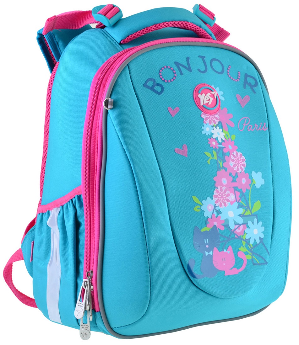 

Рюкзак школьный каркасный Yes H-28 Bonjour 0.95 кг 29х36х20 см 20.5 л (557734)