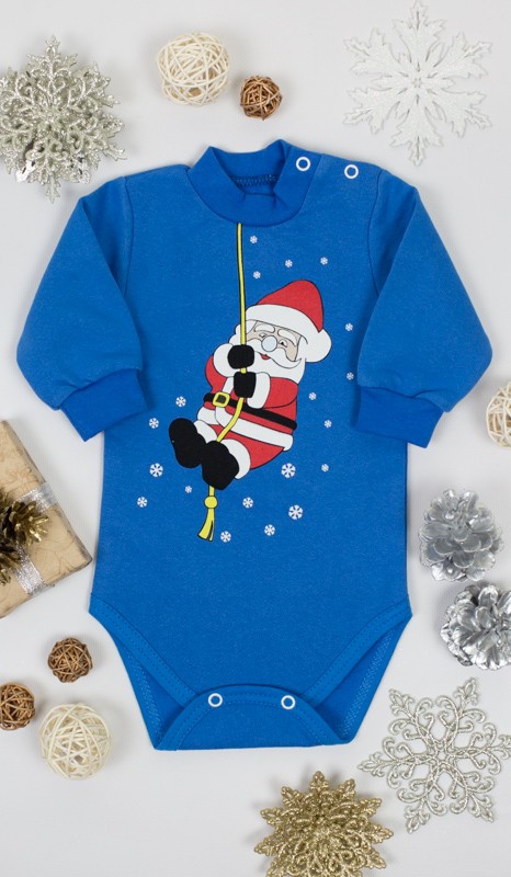 

Боди с длинным рукавом BabyBall Santa синий 68 см