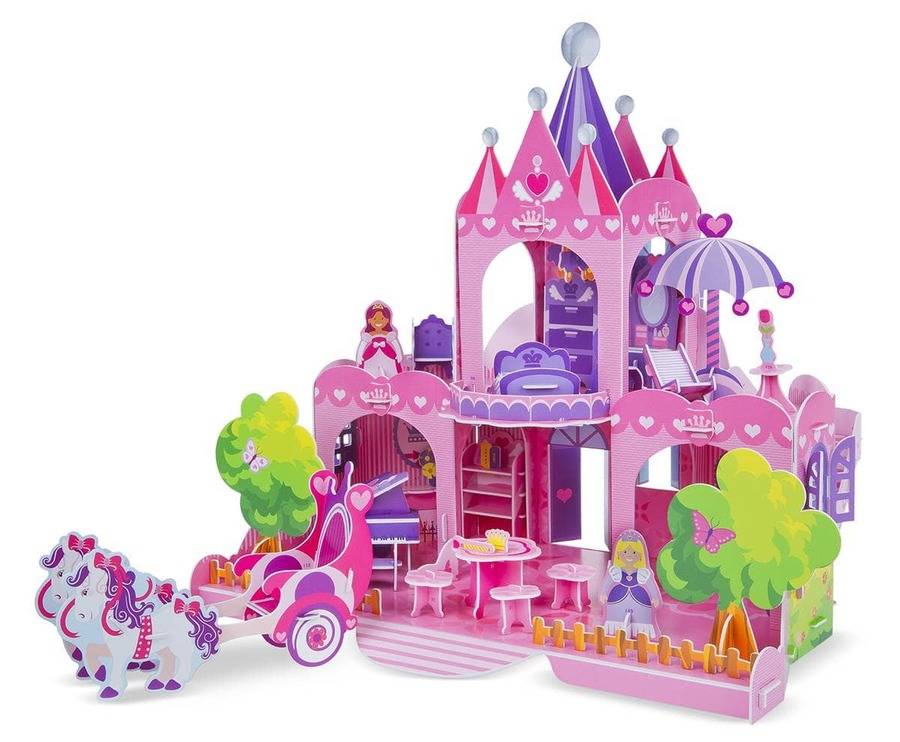 

3D пазлы Розовый замок Melissa & Doug