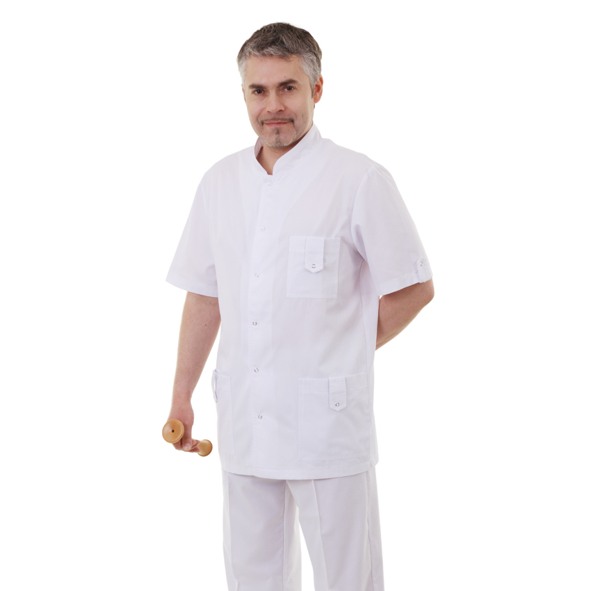 

Блузон медицинский «Люди в белом» МК-5100  белый, Блузон медицинский «Люди в белом» МК-5100 56 белый