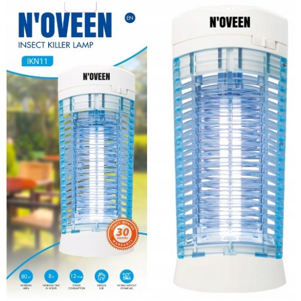 

Инсектицидная лампа уничтожитель насекомых Noveen IKN-11 (80 кв. м.)