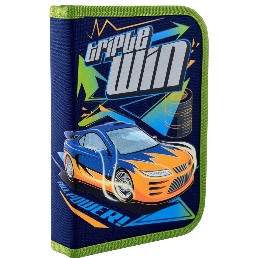 

Пенал-книжка 1 Вересня HP-02 Win 1 отделение без отверстий Синий с зеленым (532210)