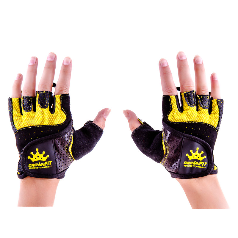 

Перчатки вело, фитнес CrownFit Grippy Nap, код: RX-04S