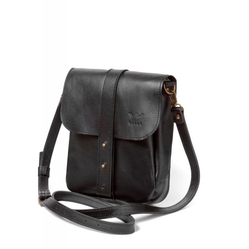 

Чоловіча шкіряна сумка Mini Bag чорна