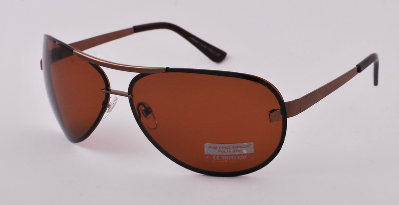 

Поляризованные очки Retro Moda 042 PR brown коричневые