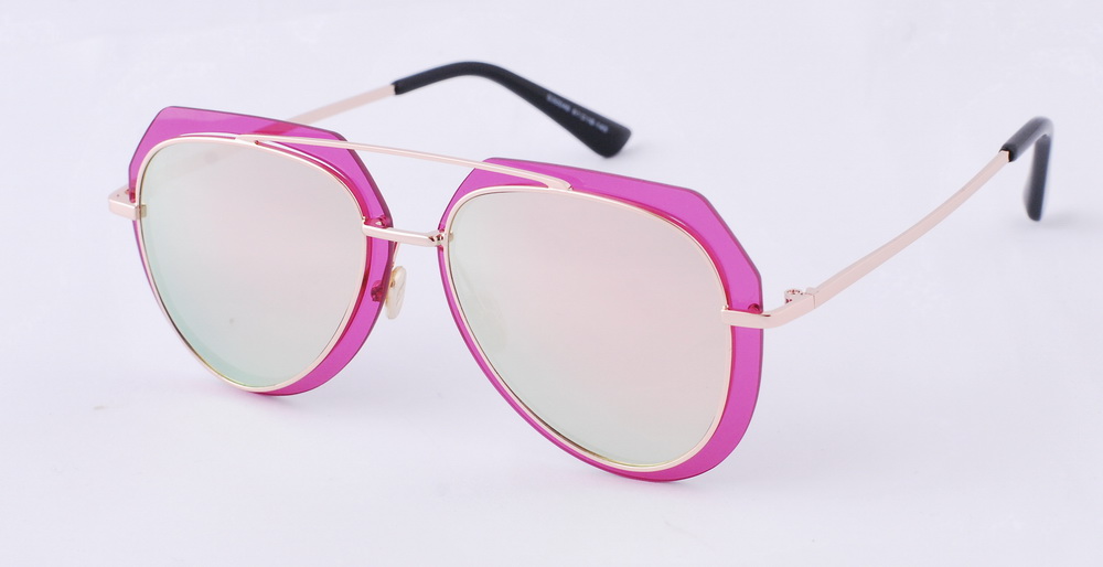 

Солнцезащитные очки Kaizi 30046 KZ pink розовые, зеркальные, разноцветные