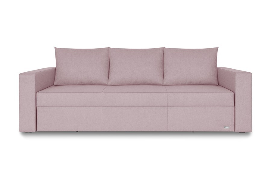 

Ортопедический прямой диван Венето «Жан» (Monolith 63) Бледно-розовый