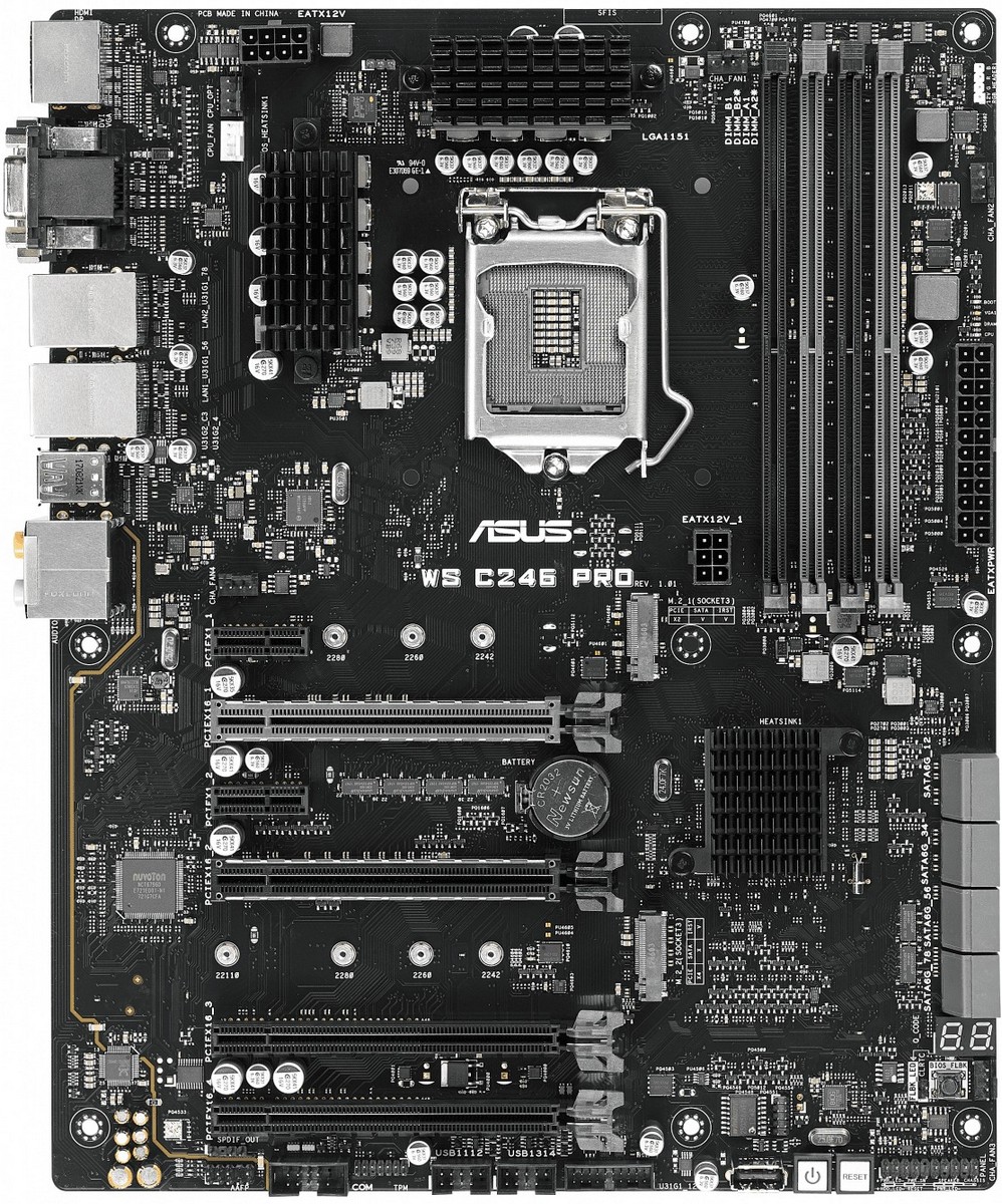 

Материнская плата Asus WS C246 PRO (s1151, Intel C246)