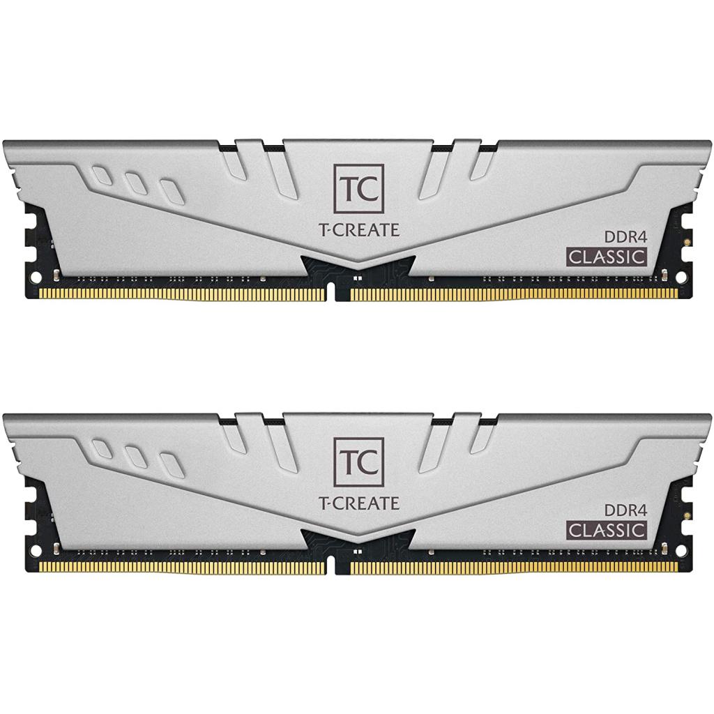 

Модуль памяти для компьютера DDR4 16GB (2x8GB) 2666 MHz T-Create Classic 10L Gray Team (TTCCD416G2666HC19DC01)