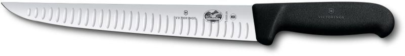 

Кухонный нож Victorinox Fibrox Sticking 25см рифл. с чёрной ручкой (55523.25)