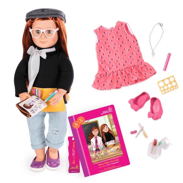 

Набор Our Generation DELUXE Кукла-двойник Сабина с книгой BD31114ATZ