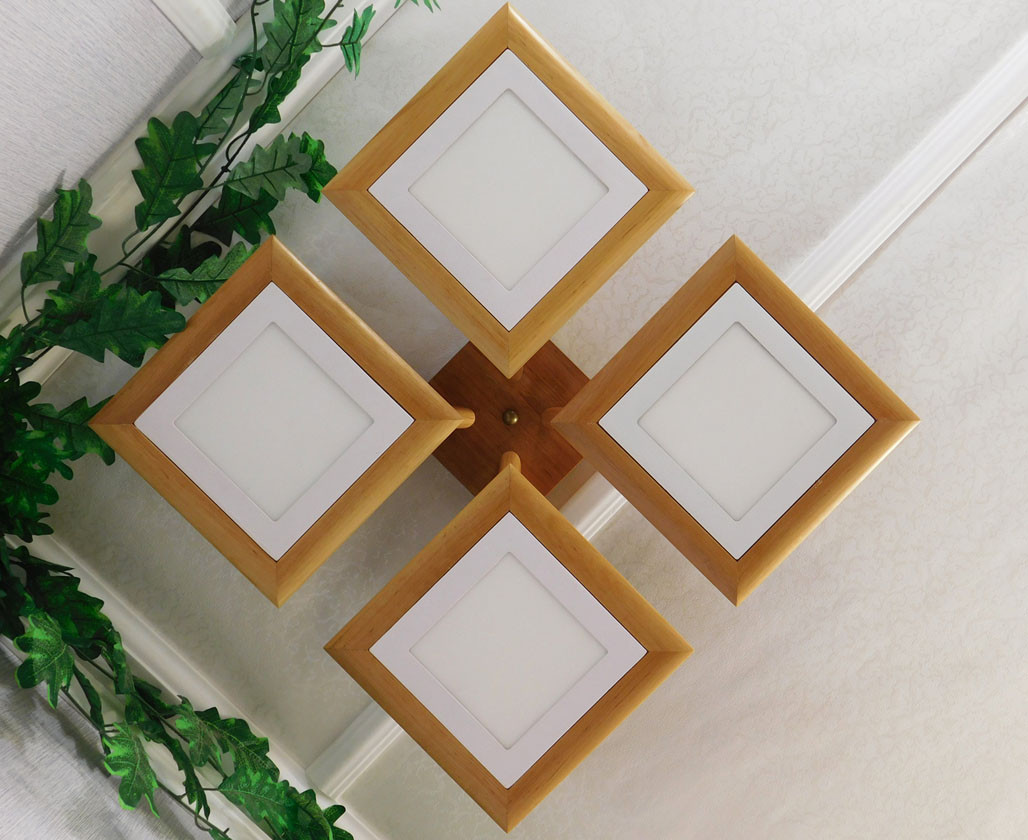 

Потолочная люстра QUAD/LED LED 48W светлое дерево