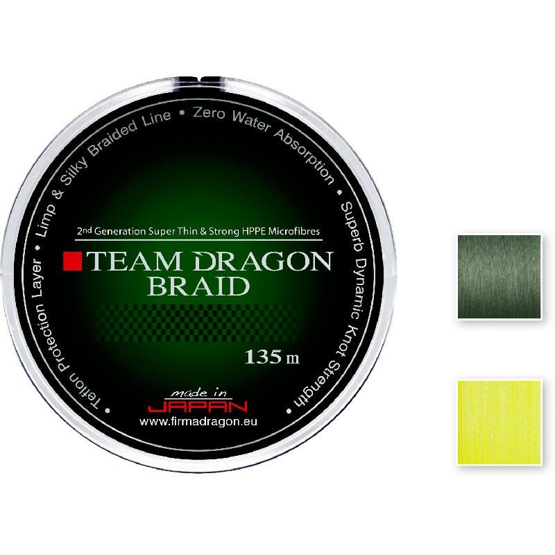 

Шнур рыболовный Team Dragon Braid 135м / 0,08мм / 6кг (PDF-41-00-508)